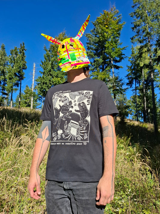 T-shirt *Frog Party 2.0*, Print: Creamy White