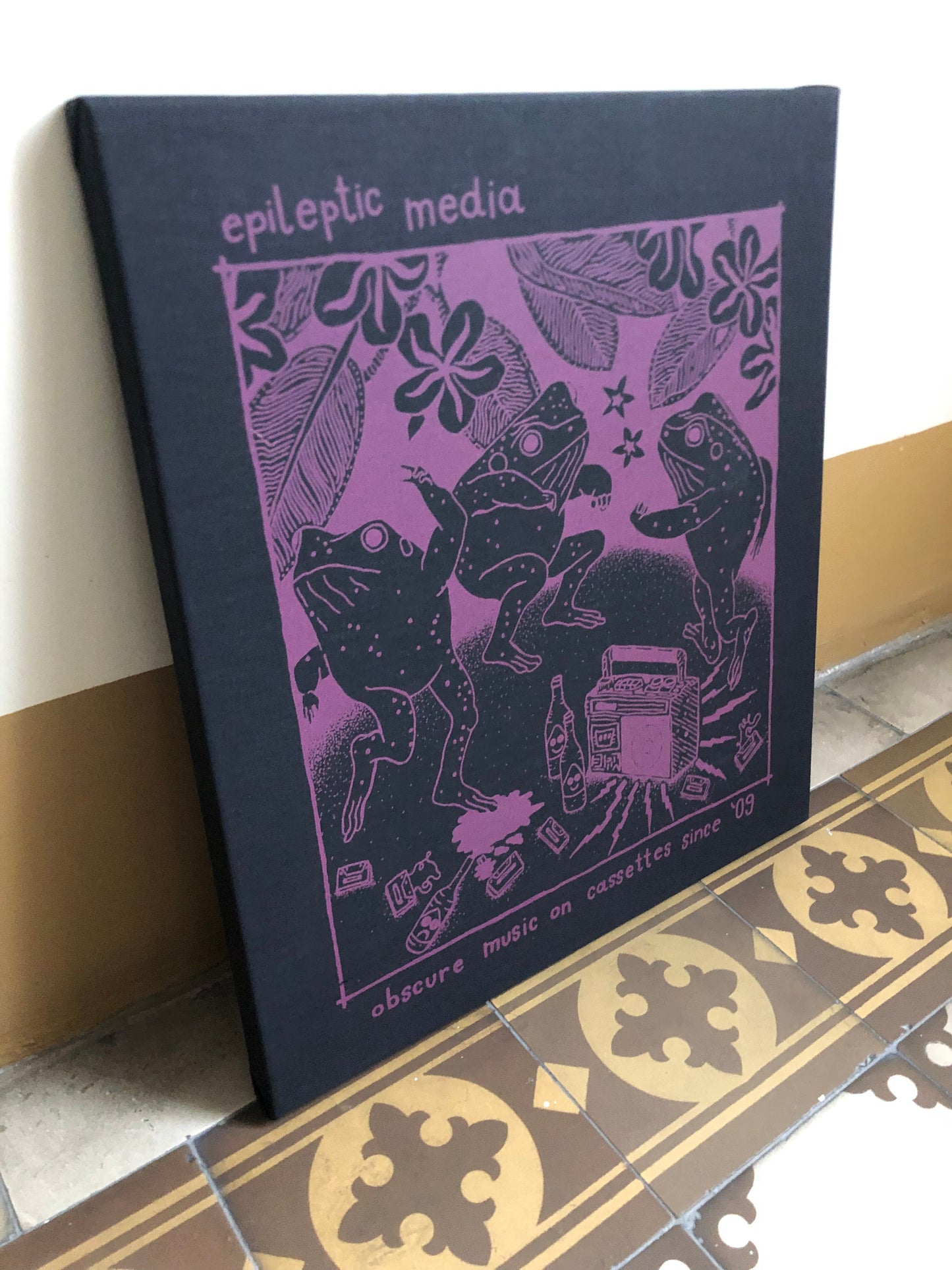 Patch on frame, Dancing Frogs Epileptic Media