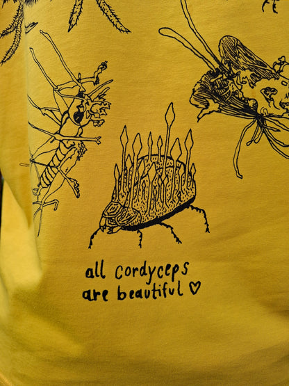 T-Shirt *Cordyceps* spektra yellow
