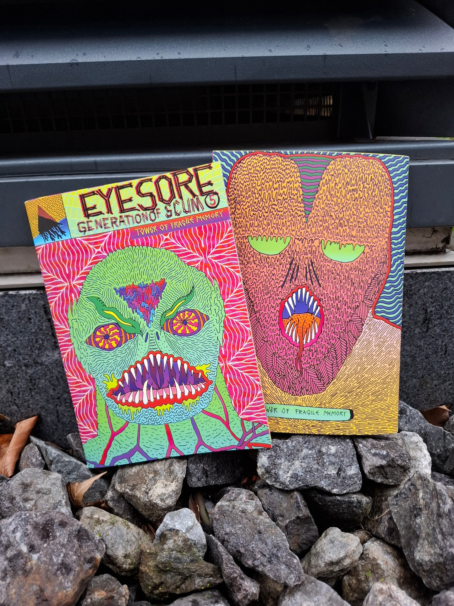 Eyesore: generation of scum/ volume 5: tower of fragile memory