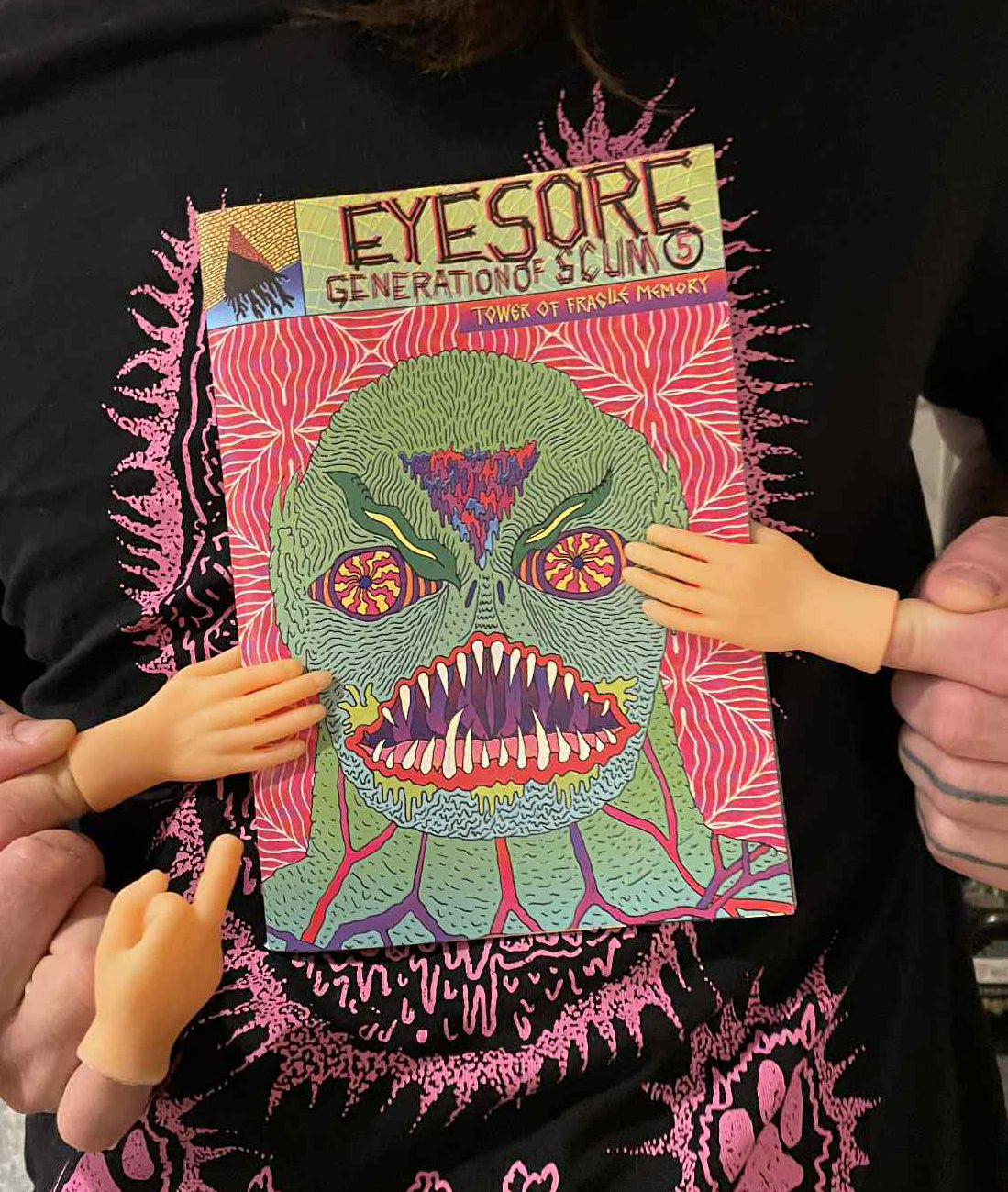 Eyesore: generation of scum/ volume 5: tower of fragile memory