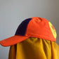 bright orange cap (insect legs)